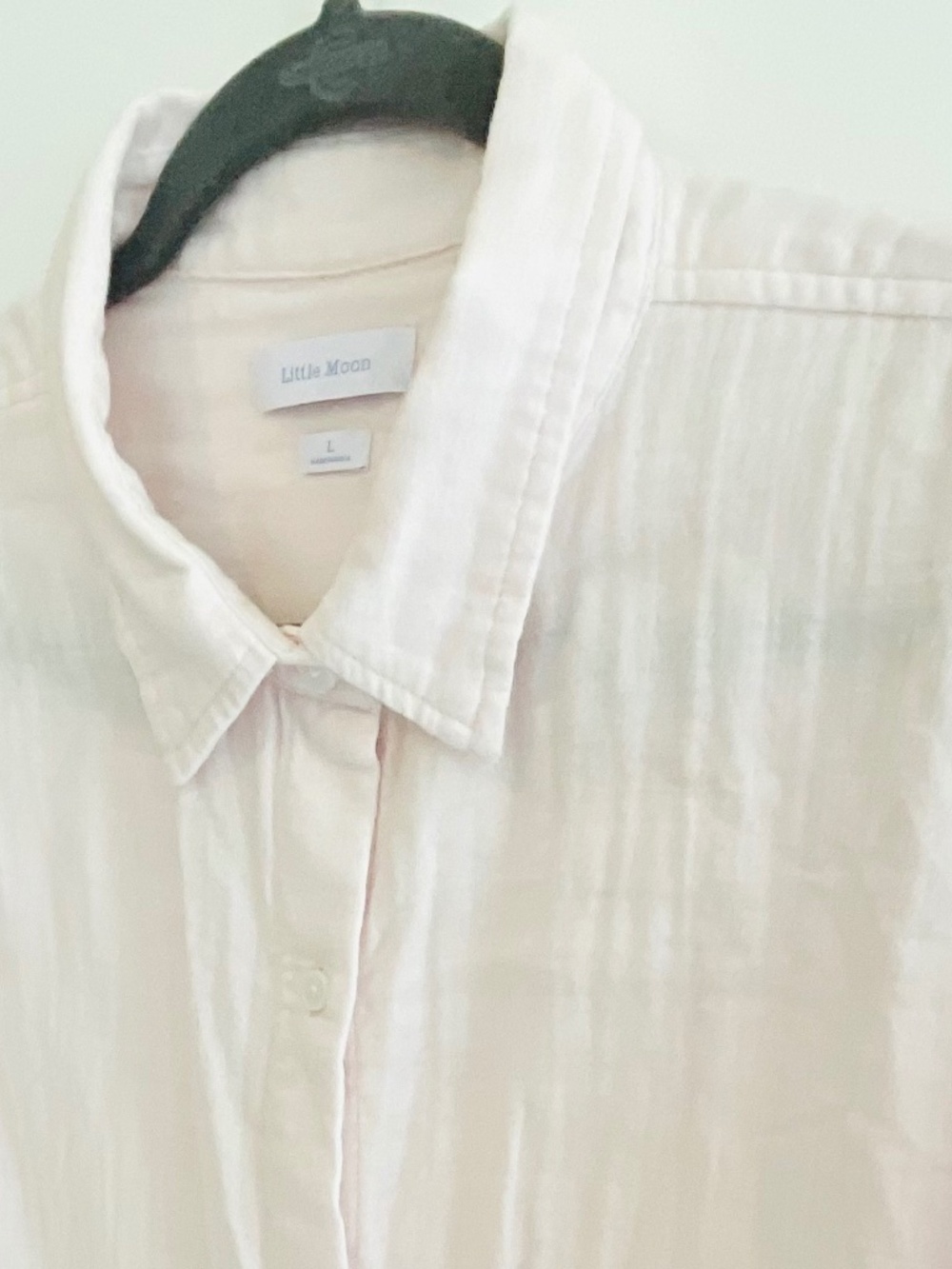 Aritzia Little Moon Air Plush Cotton™ Sail Shirt Size L  NWOT